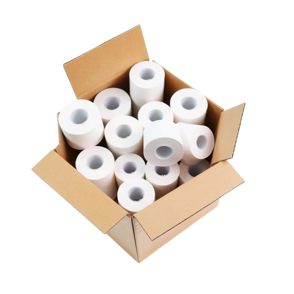 Caja de 50 rollos térmicos 80mm para impresoras POS